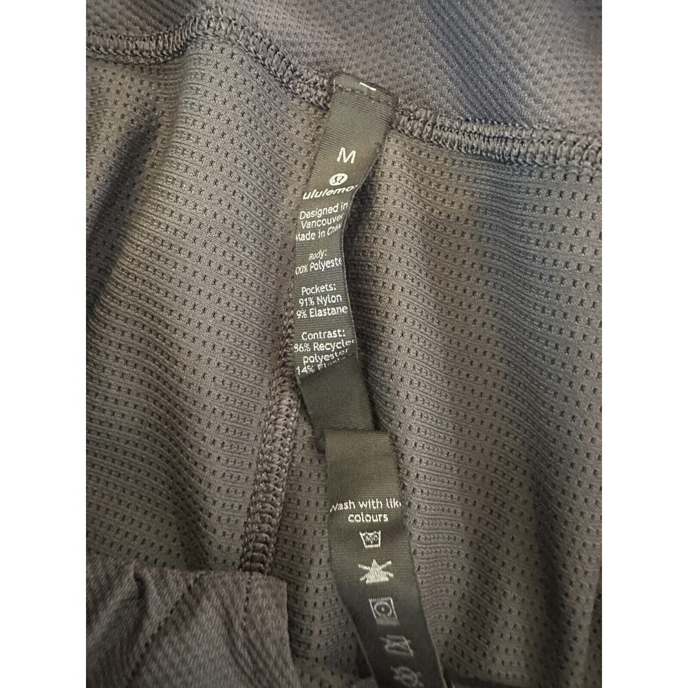 Lululemon Warp Lite Mesh 9" Shorts Active Run Obsidian Gray Men's Size Medium - Picture 5 of 11